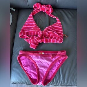 Juicy Couture terry cloth bikini with cover up skirt